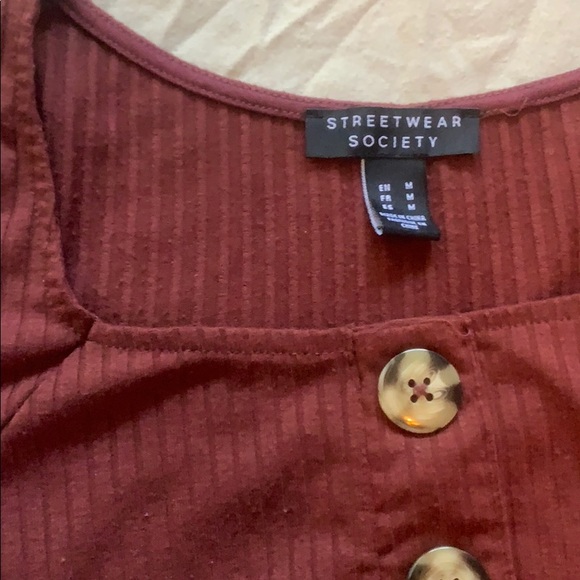 🦋 crop long sleeve shirt - Picture 3 of 4